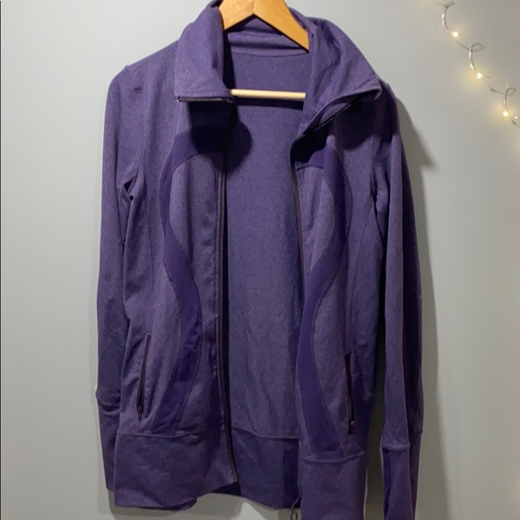 Lululemon Purple zipup. - Picture 2 of 6